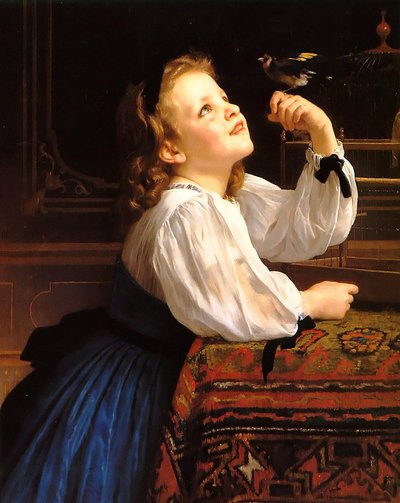 Study Head of a Bird by William Adolphe Bouguereau